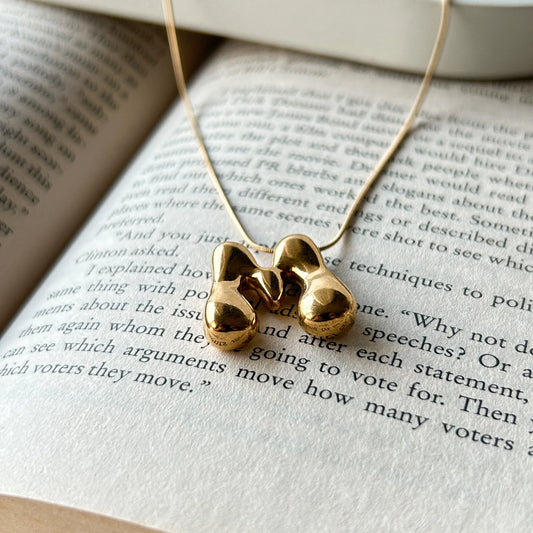 Bubble Initial Necklace (M)