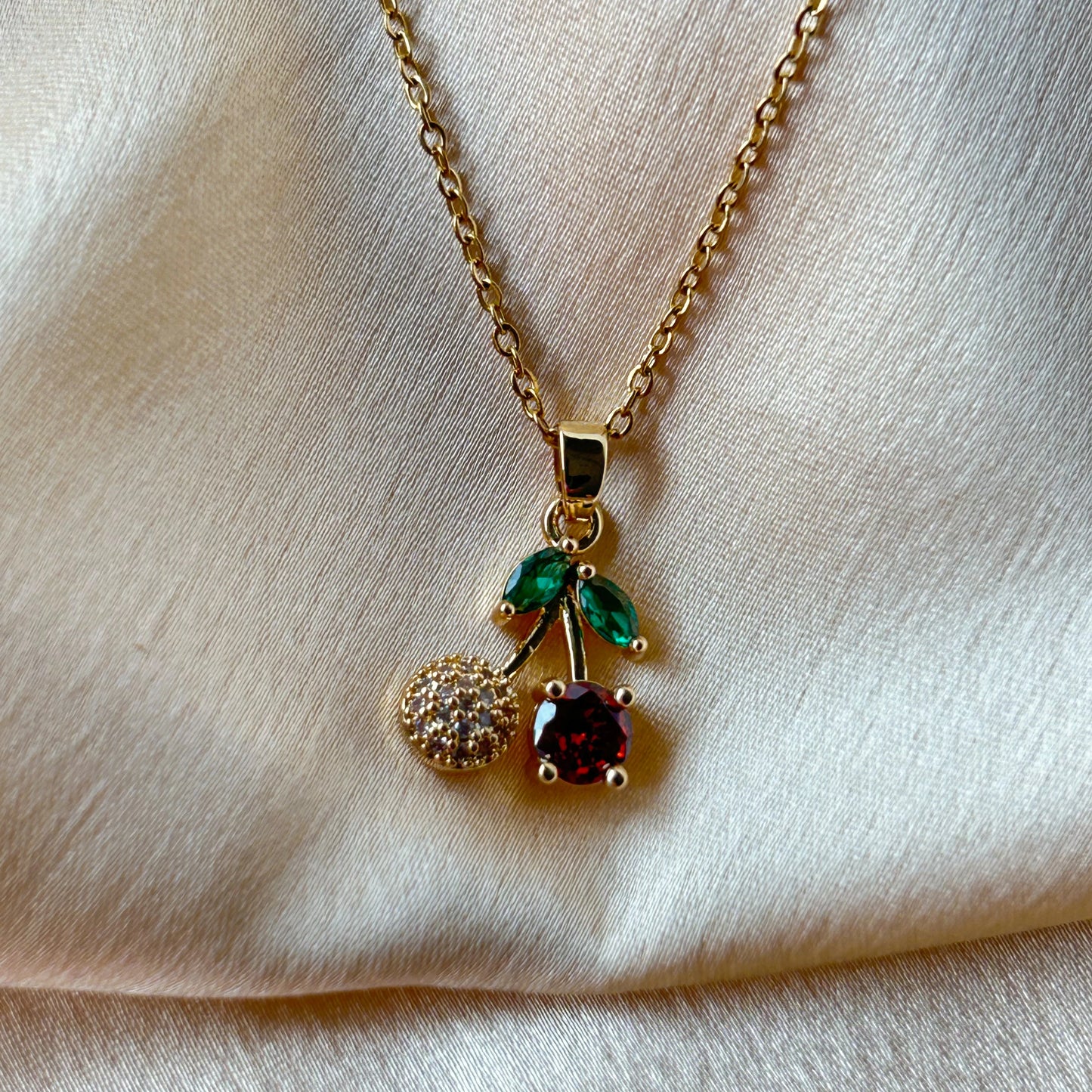 Cherry Bling Necklace