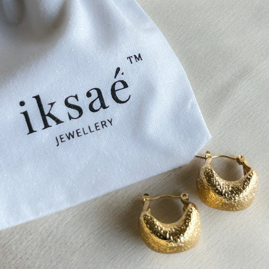 Classic Textured Hoops