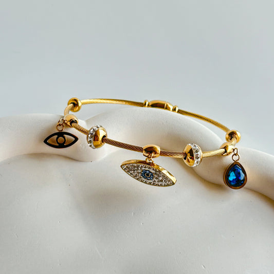 Evil Eye Luxe Bangle