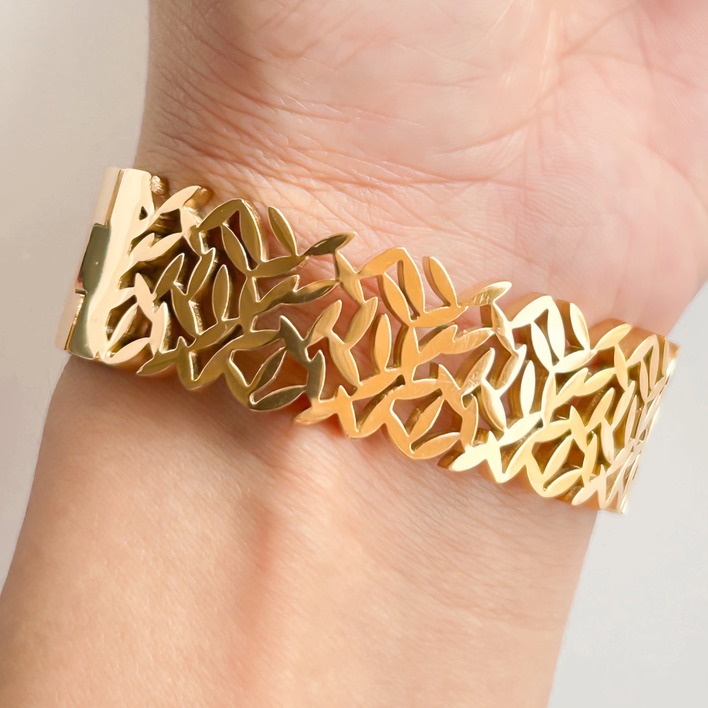 Leaf Cuff Bracelet