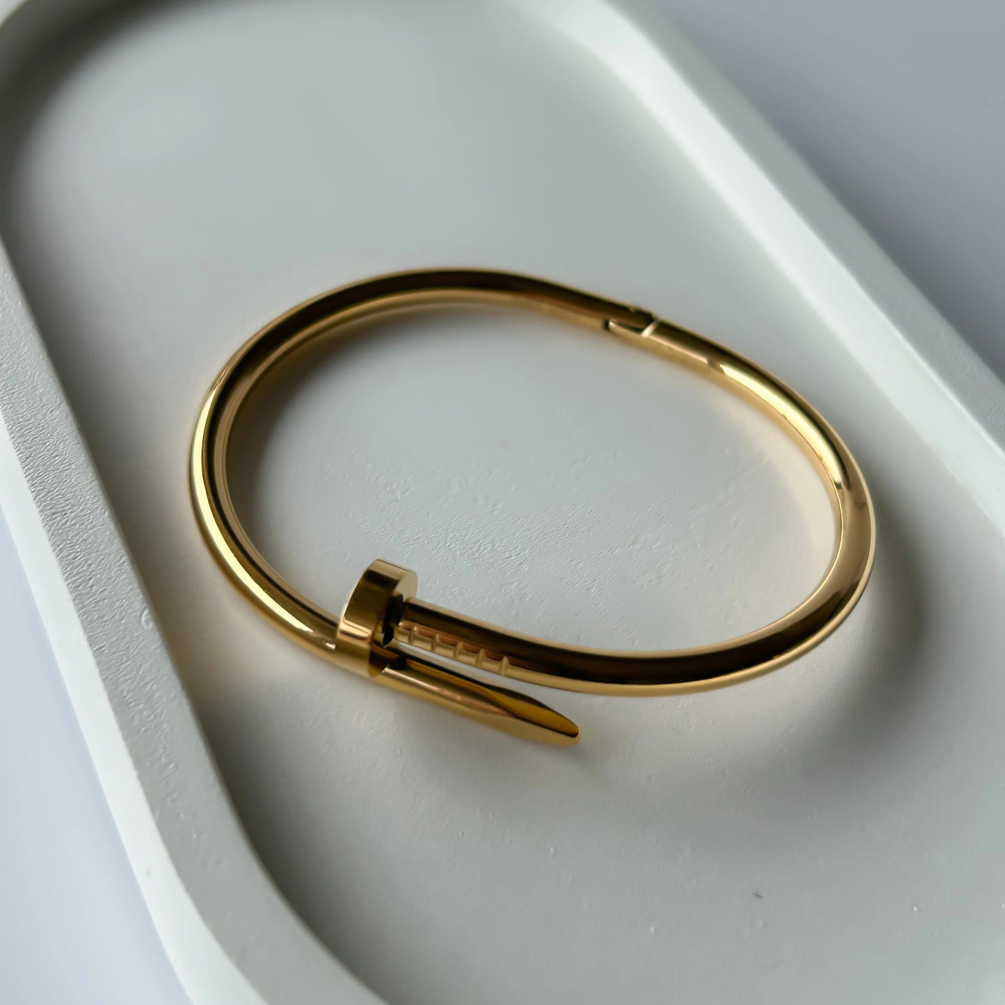 Nail Bangle Bracelet