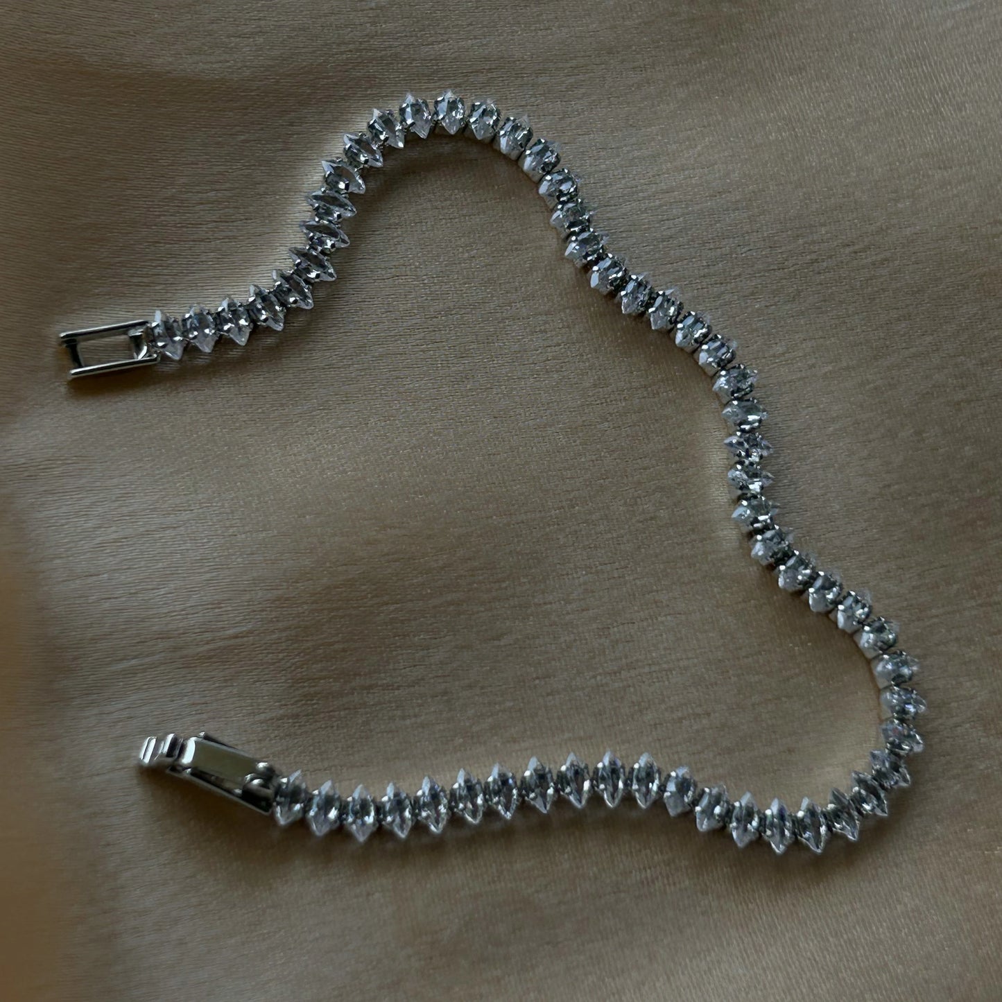 Slim Classic Crystal Tennis Bracelet