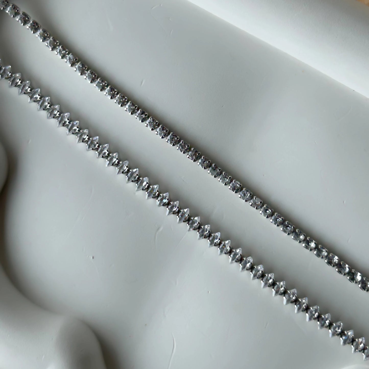 Slim Classic Crystal Tennis Bracelet