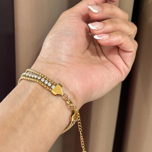 Sparkle Row Tennis Bracelet