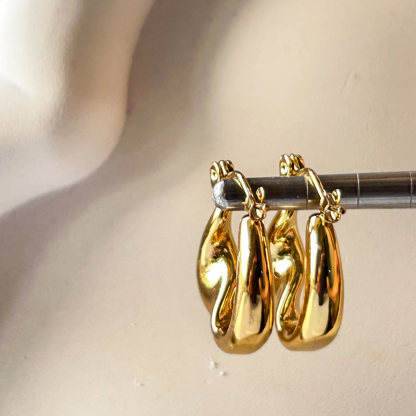 Spiral Hoop Earrings