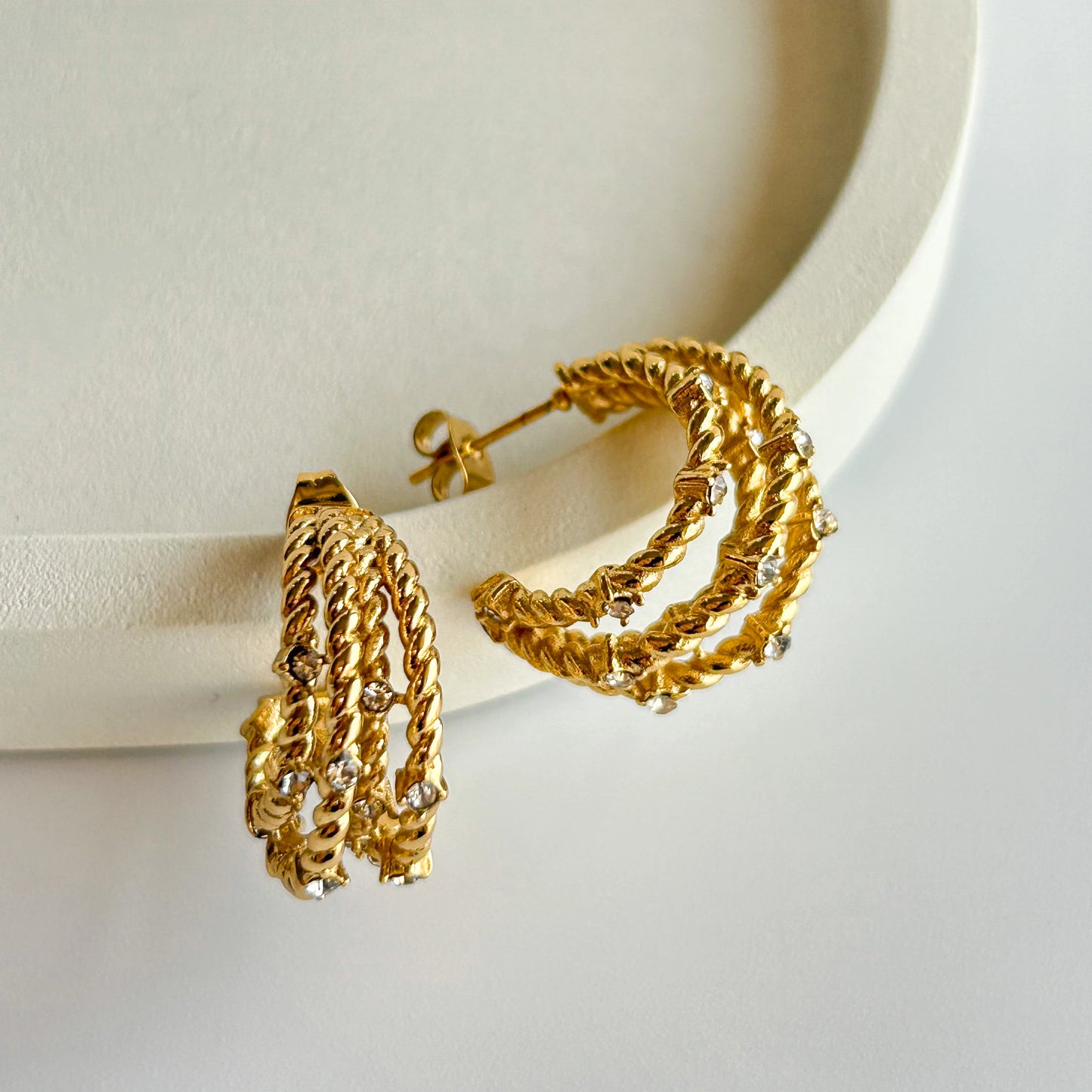 Triple Layered Hoops
