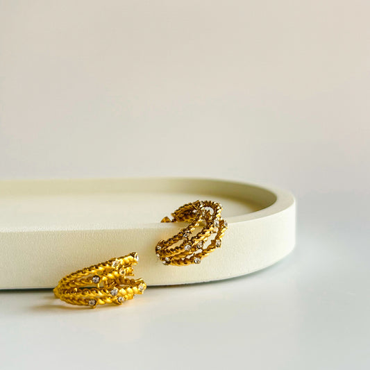 Triple Layered Hoops