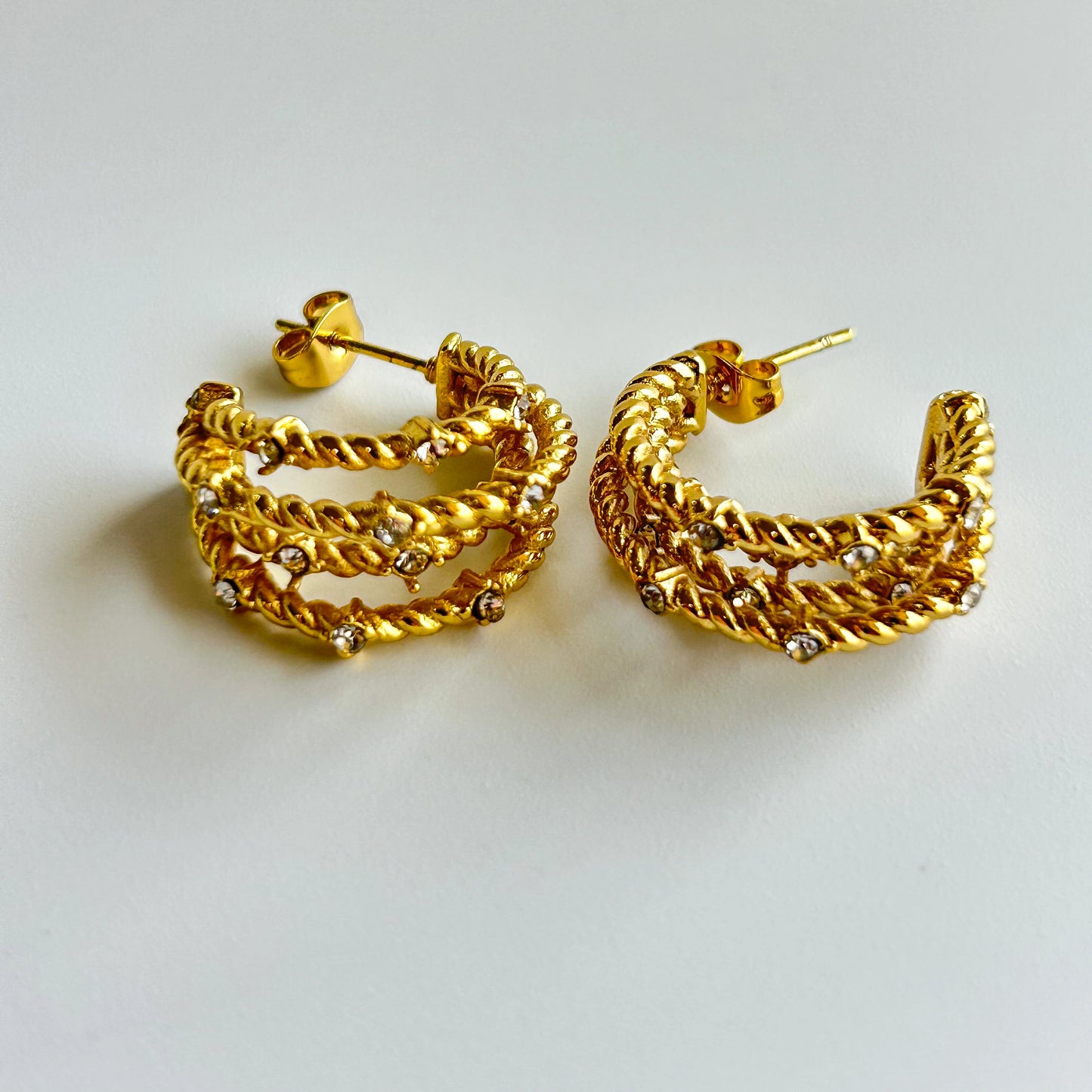 Triple Layered Hoops