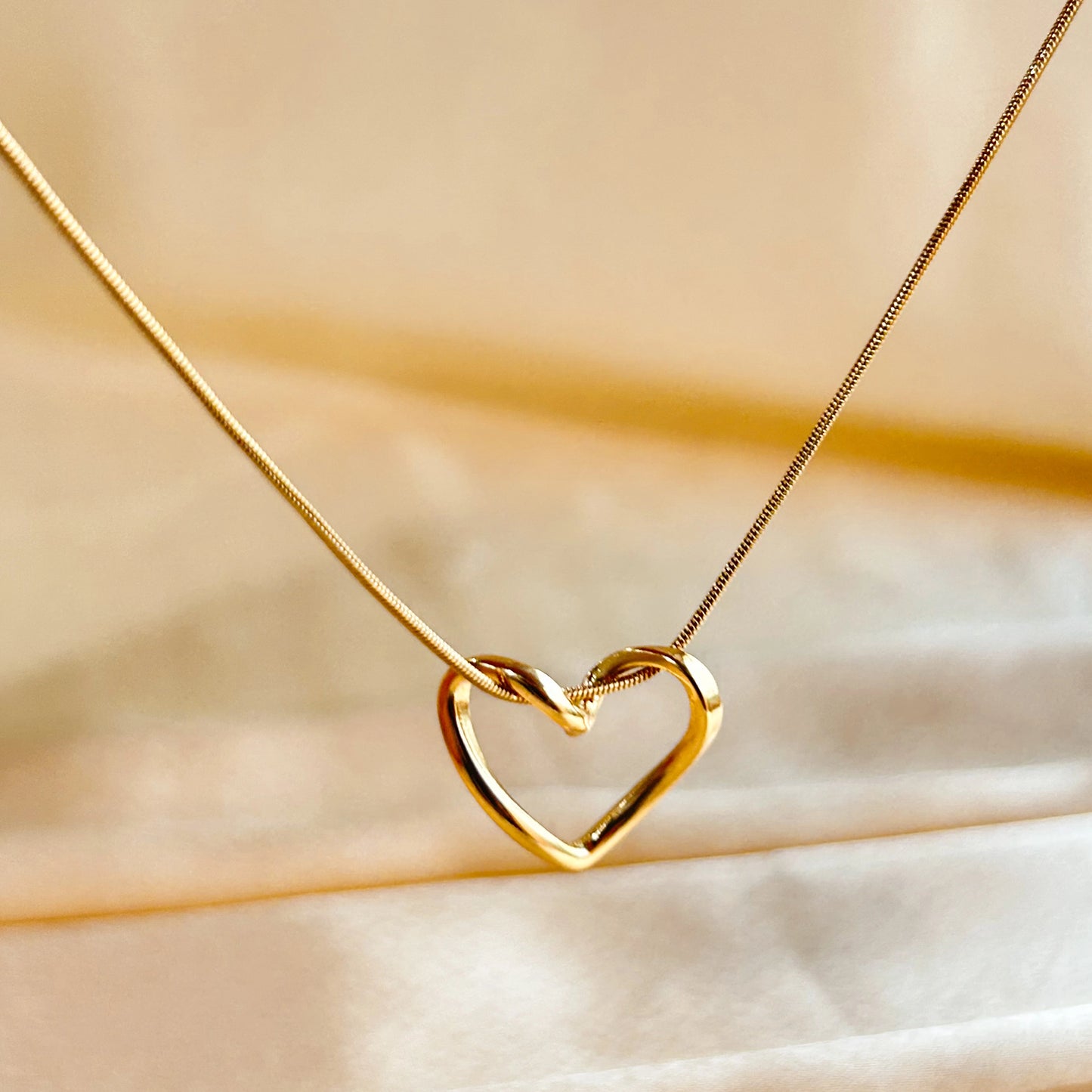 Twisted Heart Necklace