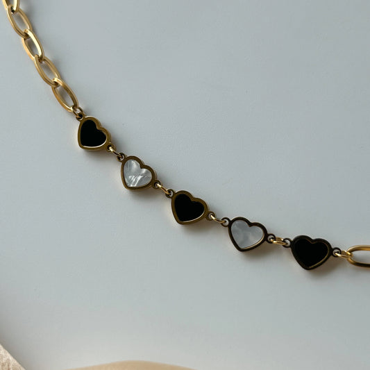 WB Heart Chain Bracelet