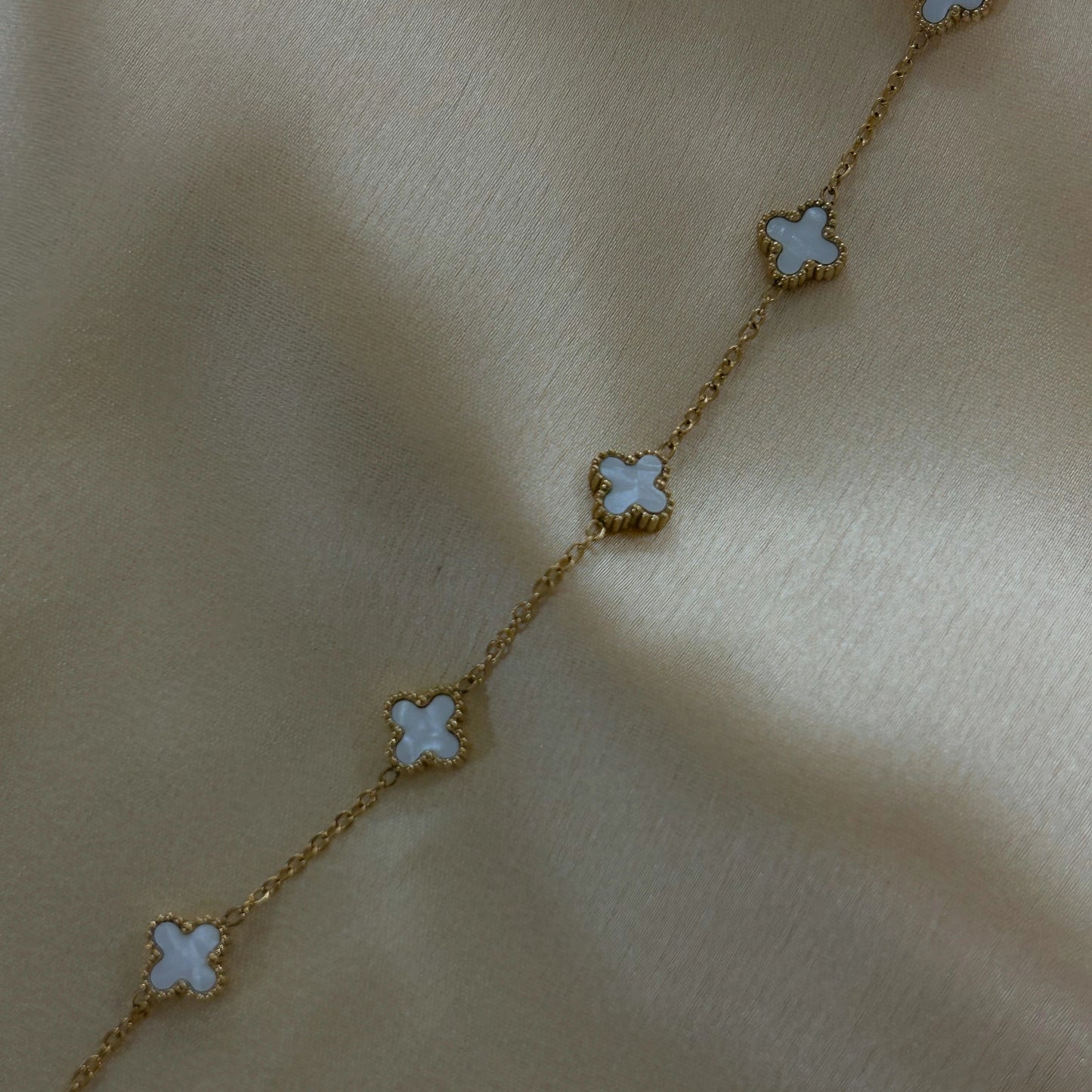 White Clove Bracelet