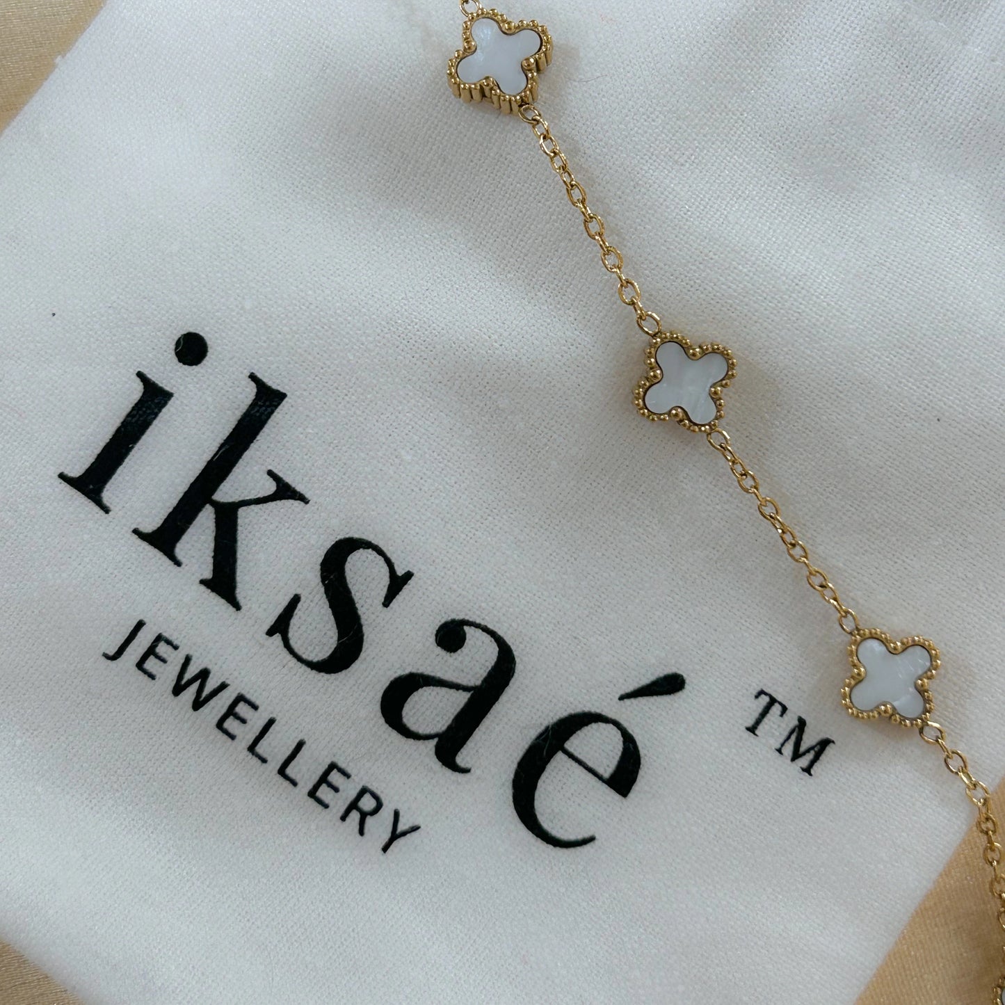 White Clove Bracelet