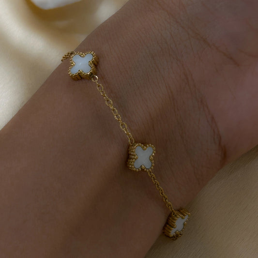 White Clove Bracelet