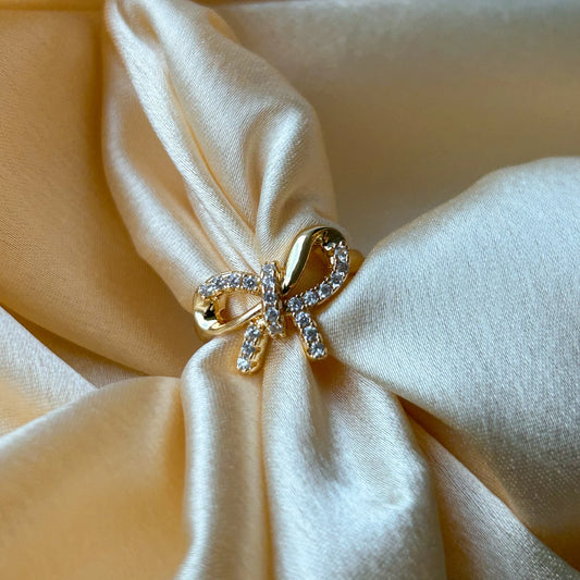 Bow Studded Ring