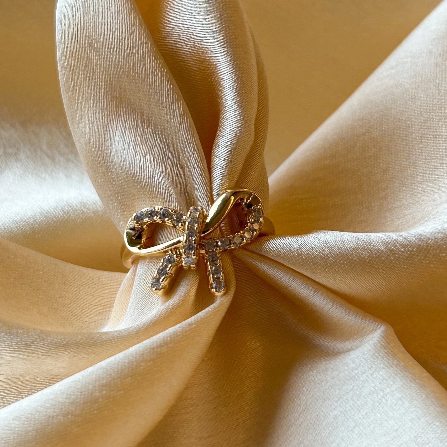 Bow Studded Ring