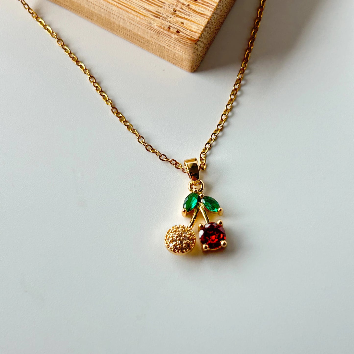 Cherry Bling Necklace