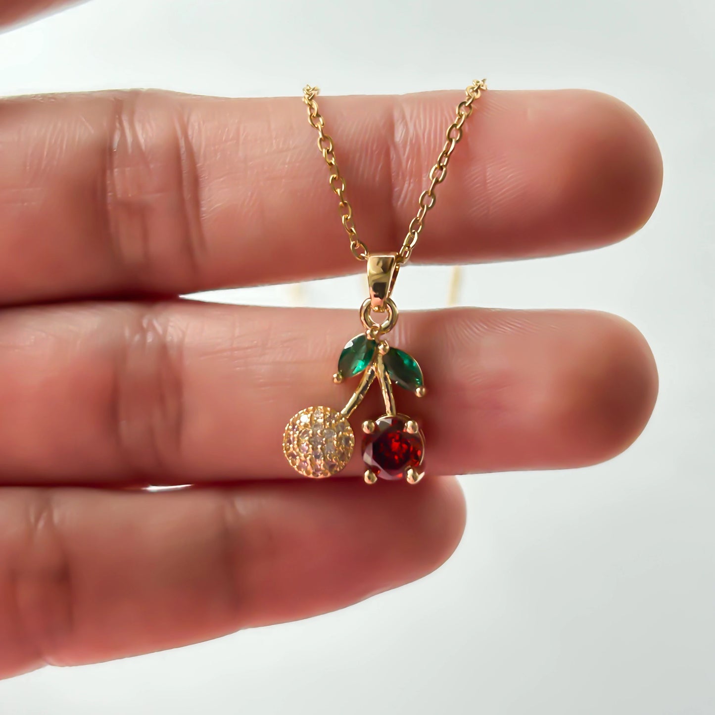 Cherry Bling Necklace