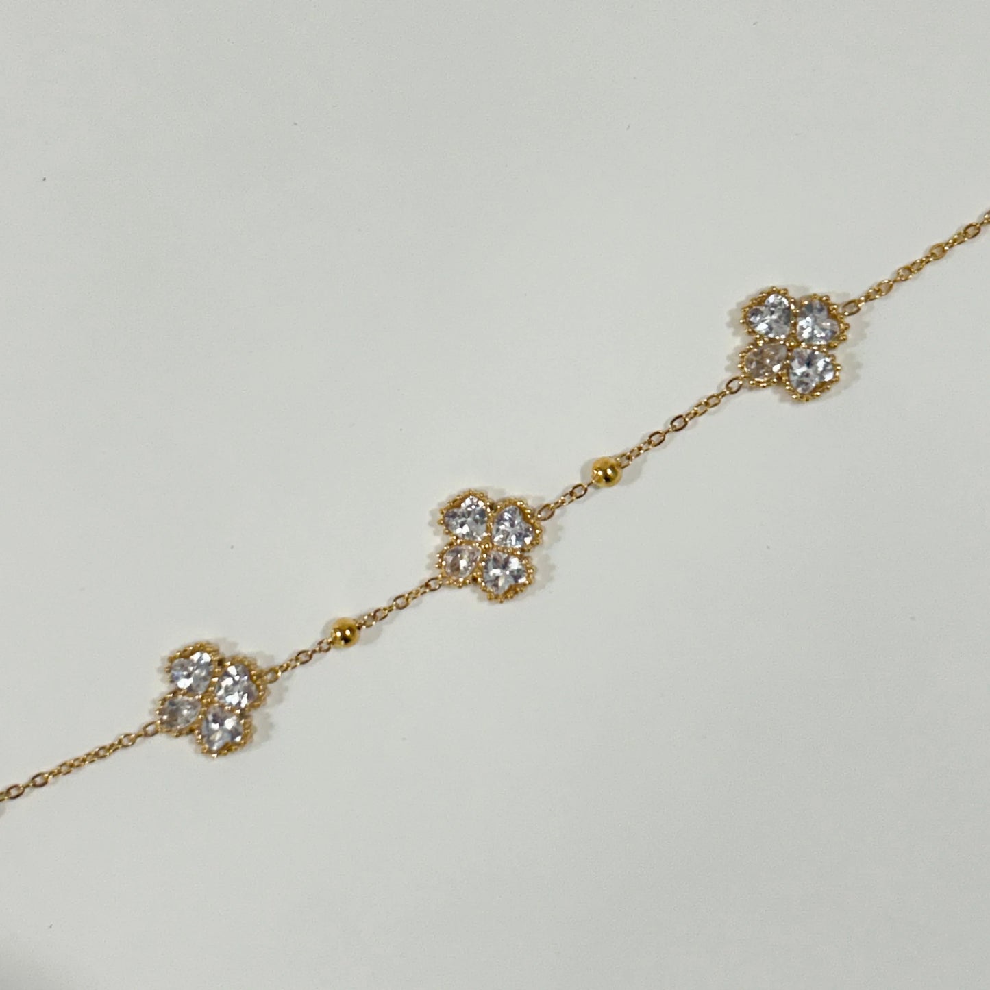 Diamond Clover Bracelet