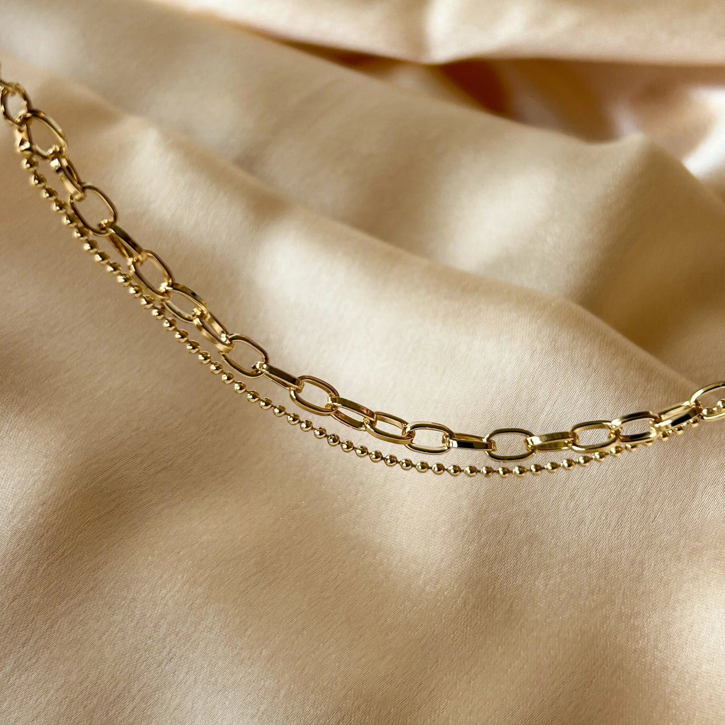 Dual Link Chain Bracelet