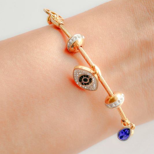 Evil Eye Luxe Bangle