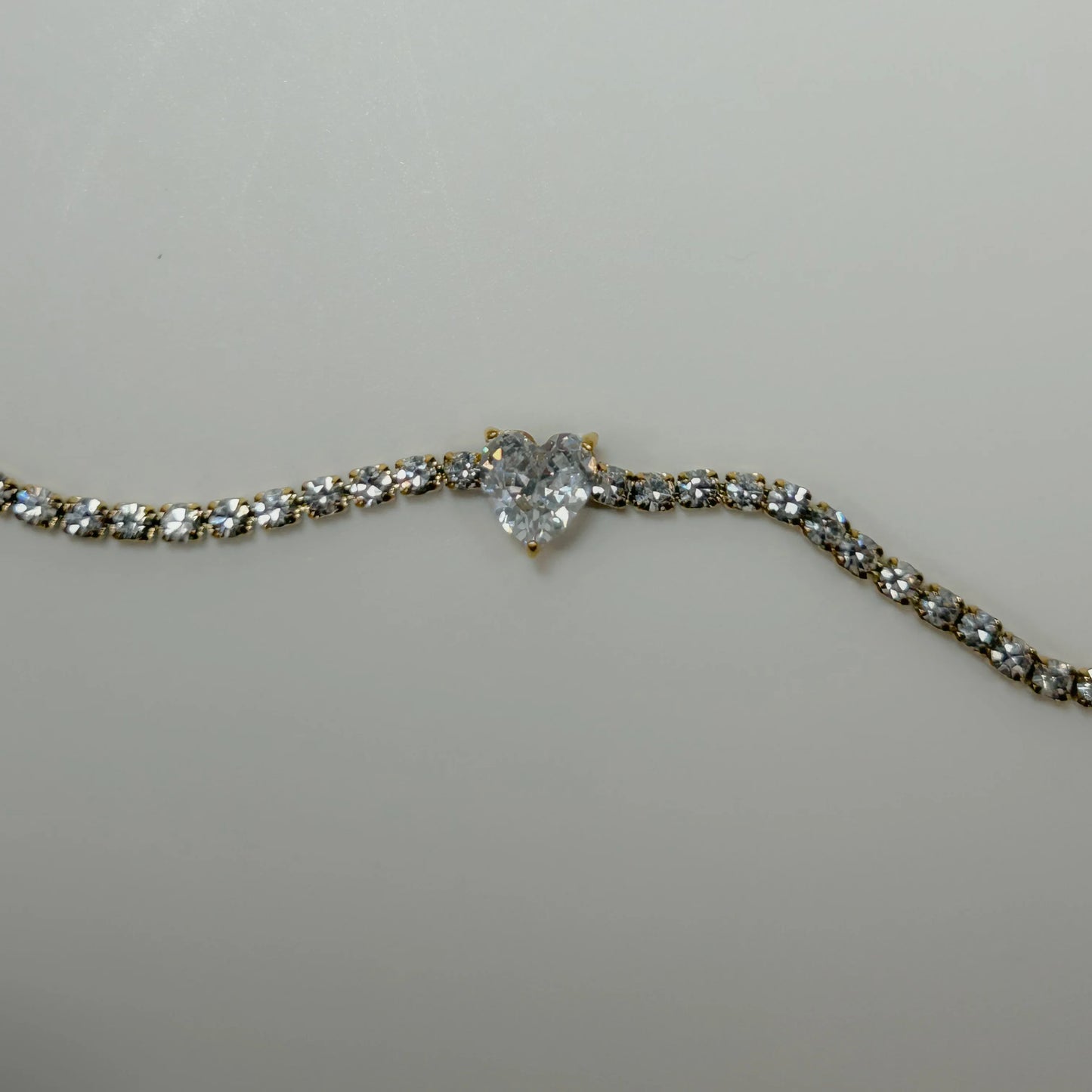 Heart Tennis Bracelet