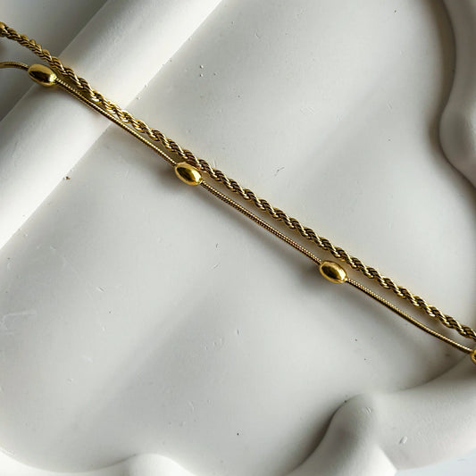 Layered Bead Bracelet