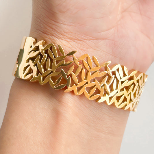 Leaf Cuff Bracelet
