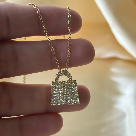 Lock Pendant Necklace