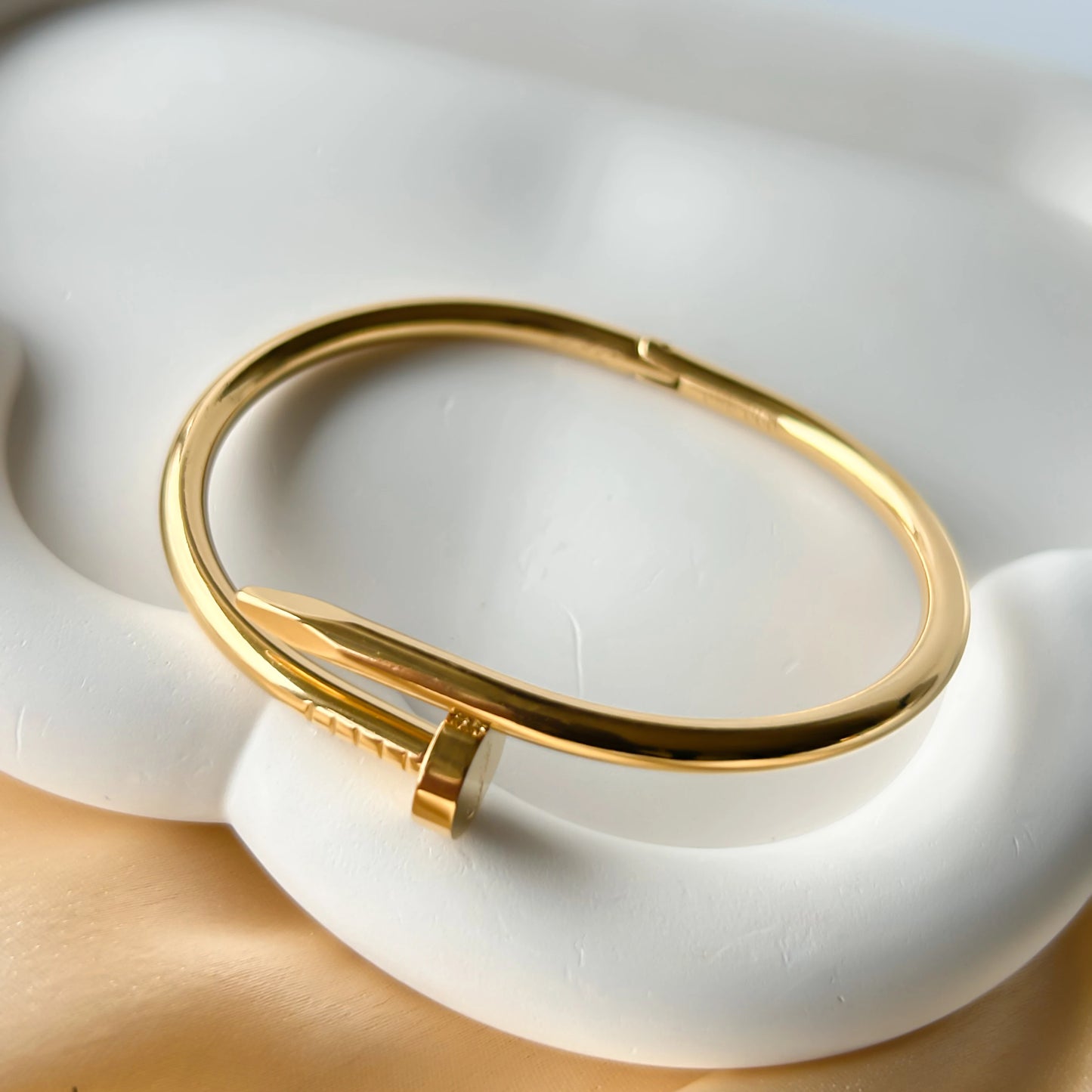 Nail Bangle Bracelet