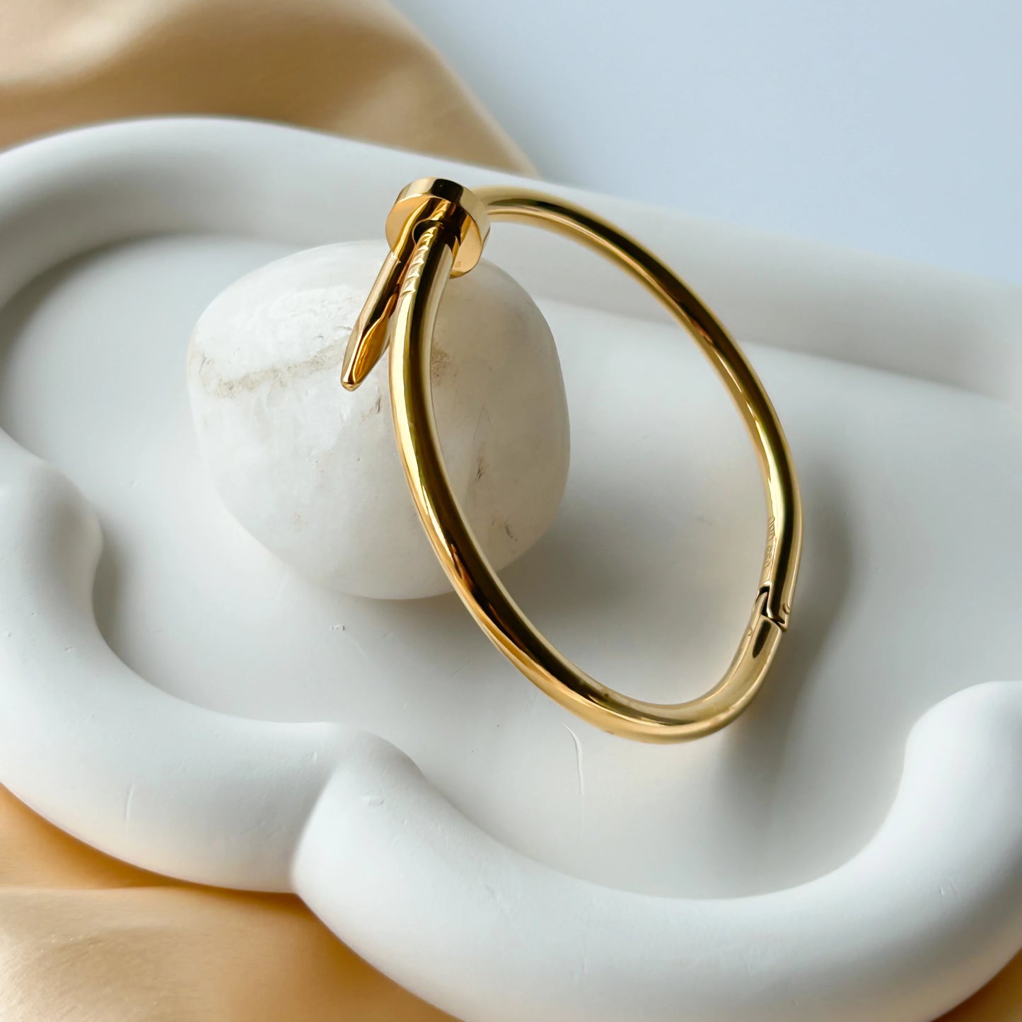 Nail Bangle Bracelet