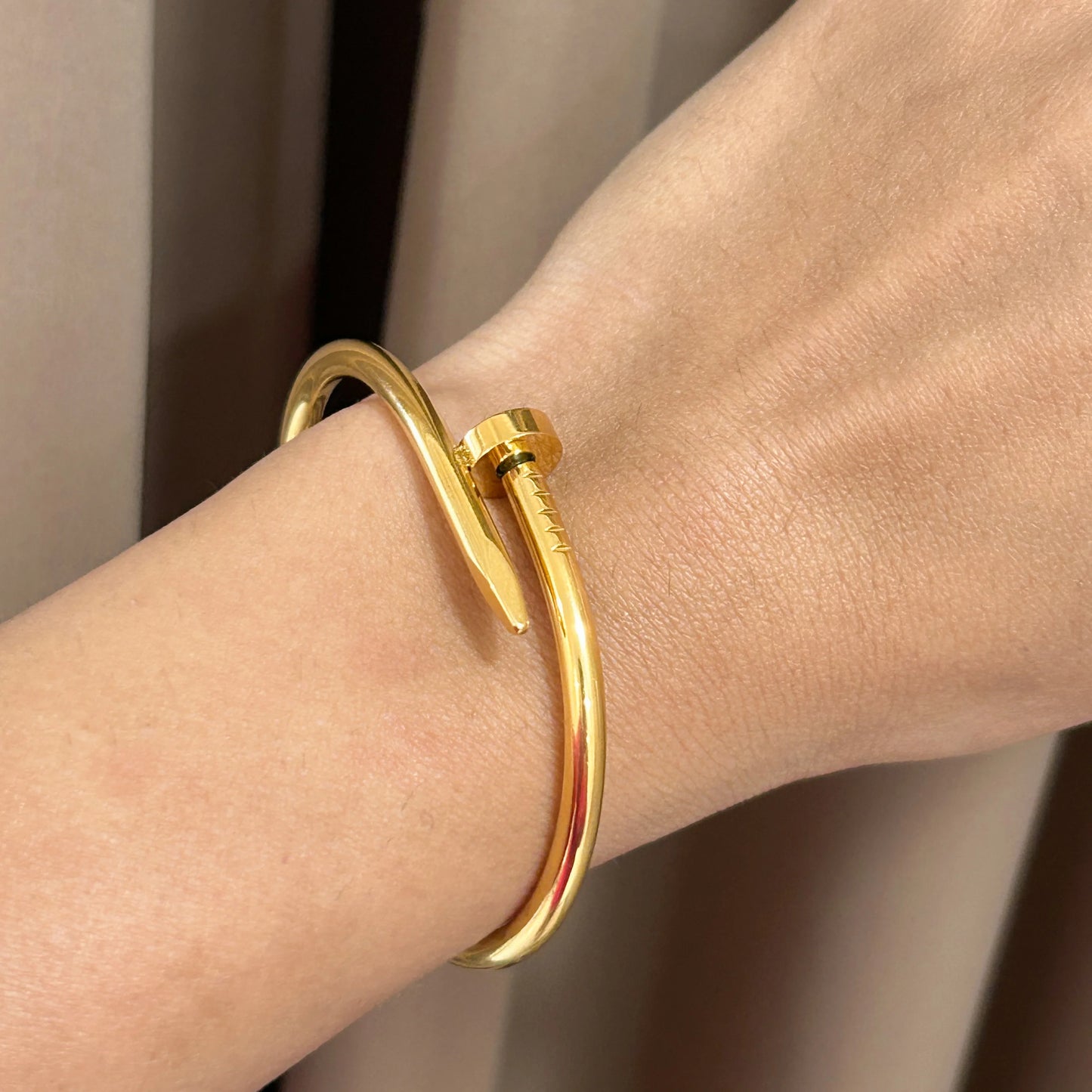 Nail Bangle Bracelet