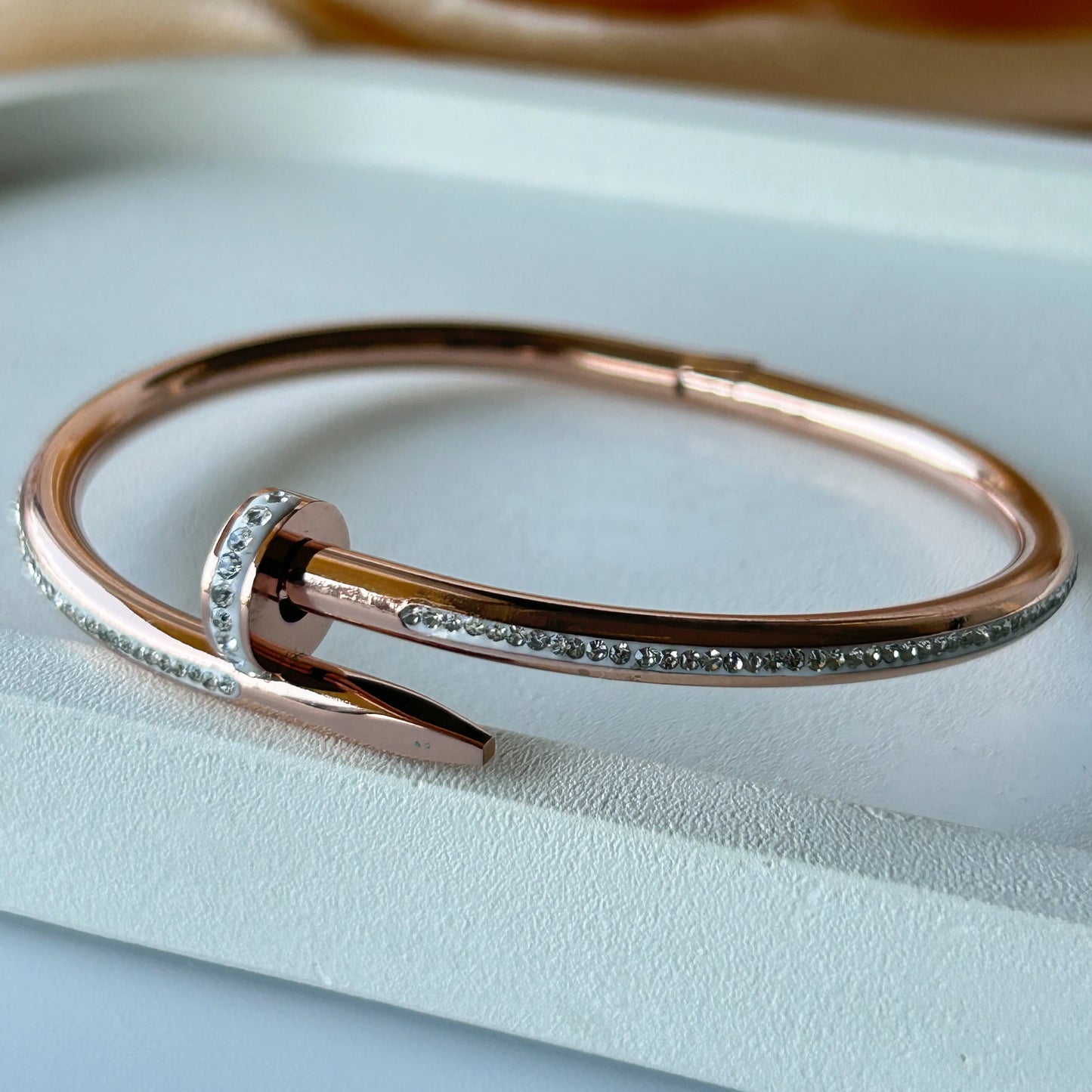 Rose Gold Nail Bangle