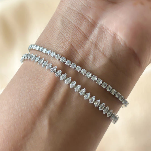 Slim Classic Crystal Tennis Bracelet