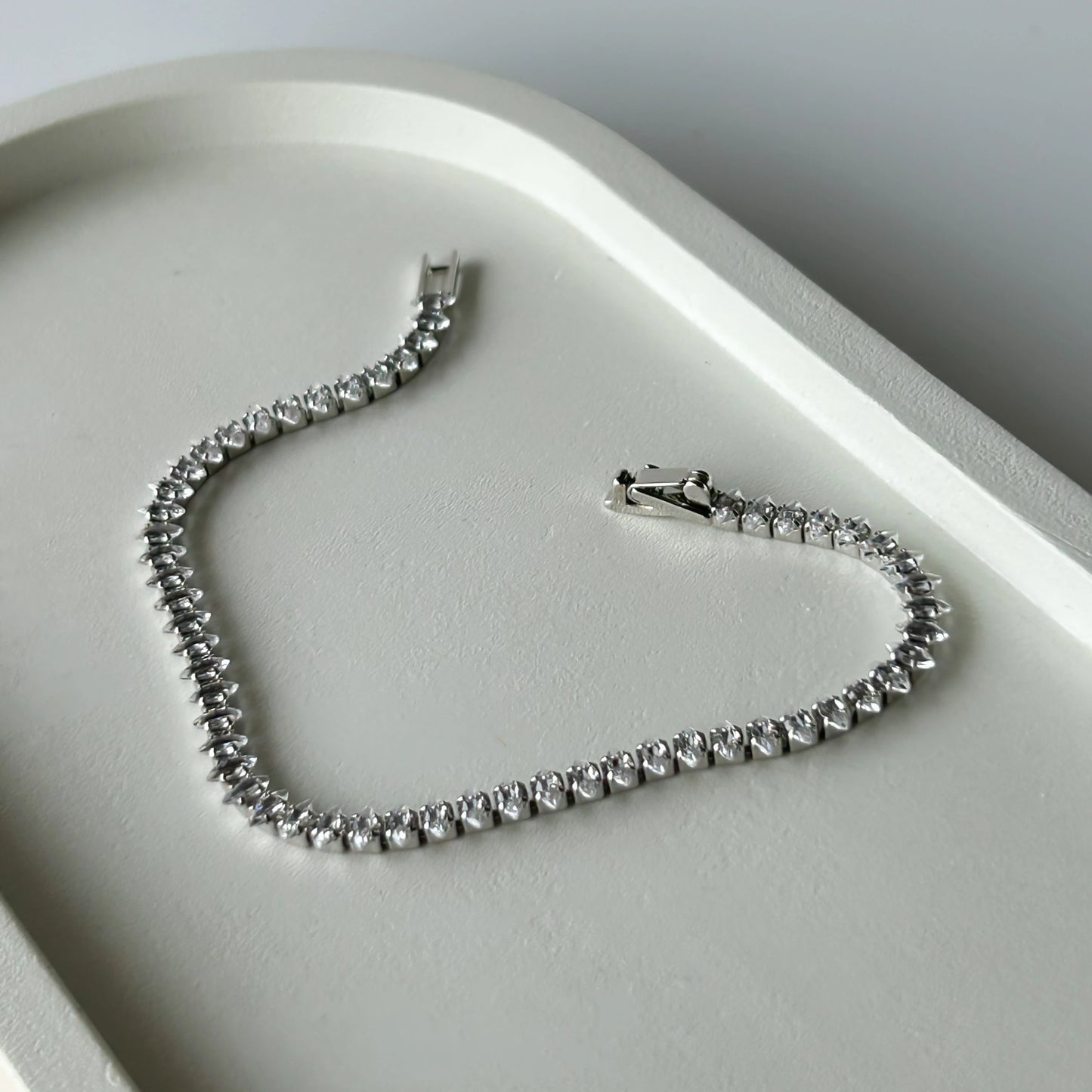 Slim Classic Crystal Tennis Bracelet