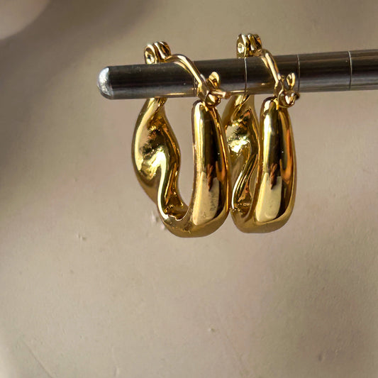 Spiral Hoop Earrings
