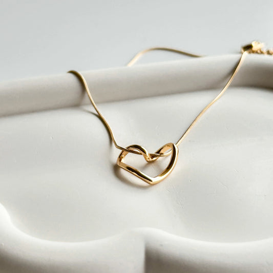 Twisted Heart Necklace