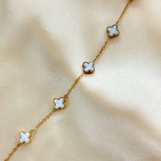 White Clove Bracelet